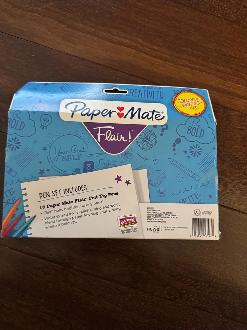 Paper Mate Flair! Limited Edition Multicolor Felt Tip Pen Set - Blue Pack